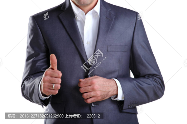 業(yè)務(wù)員顯示拇指上升2