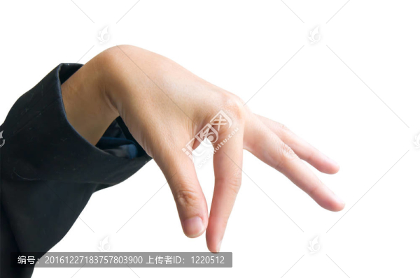 女人的手采摘