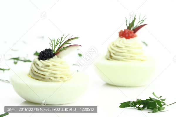 雞蛋魚子醬點心