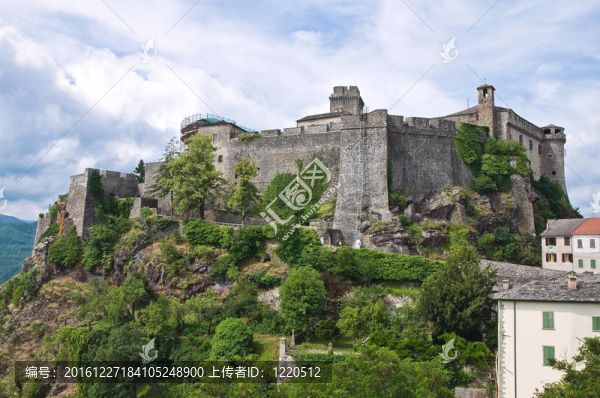 巴迪城堡。Emilia,Romagna。意大利.