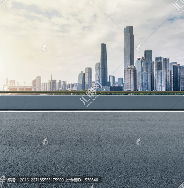 城市道路與現(xiàn)代建筑群