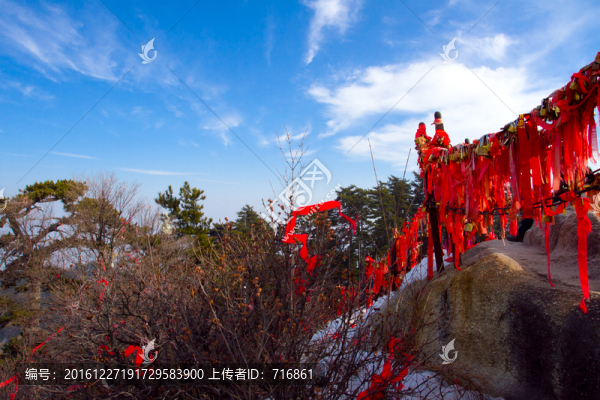 華山南峰景色