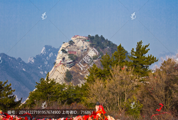 華山西峰景色