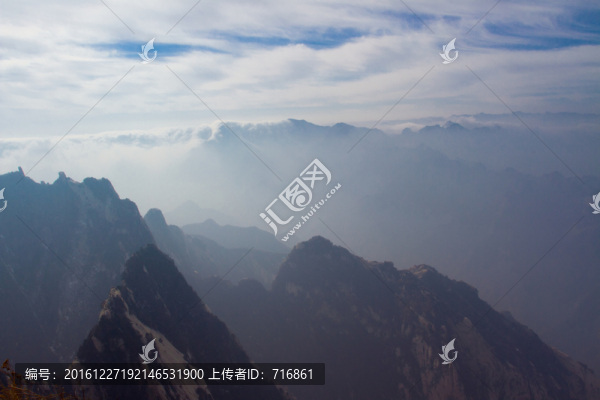 華山南峰景色