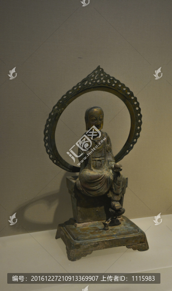 北宋銅地藏菩薩坐像
