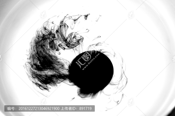 水墨畫水墨素材,毛筆筆刷,水墨