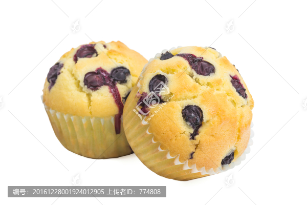 藍莓瑪芬糕點