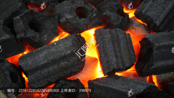 木炭,炭火