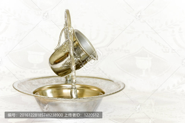 Mayim,acharonim銀水壺側(cè)視圖