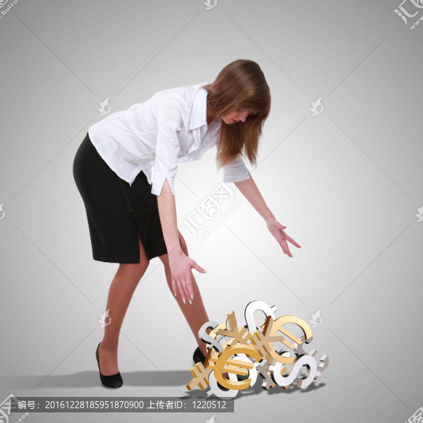 商業(yè)與金錢(qián)主題拼貼