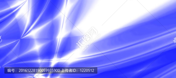 摘要波；四溢的白色背景上的藍色色調(diào)
