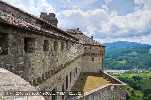 巴迪城堡。Emilia,Romagna。意大利.