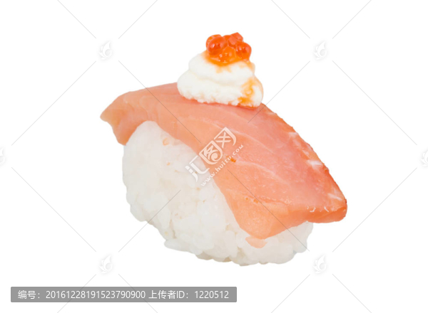 白底三文魚壽司