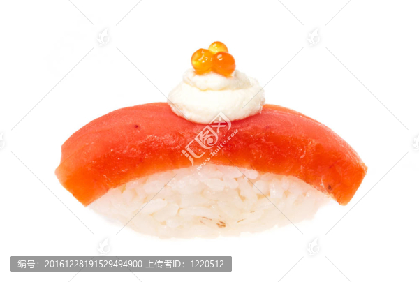 白底三文魚壽司