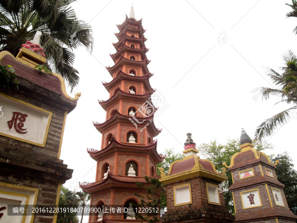 Tran,Quoc,Pagoda在河內；越南