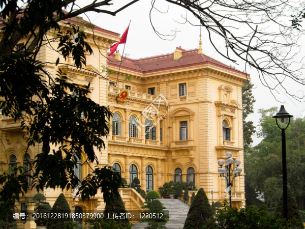 Ho,Chi,Minh；河內(nèi)總統(tǒng)府；越南