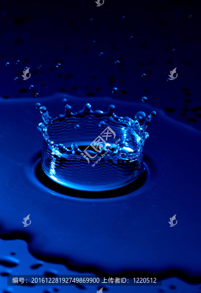 水滴形成冠的影響