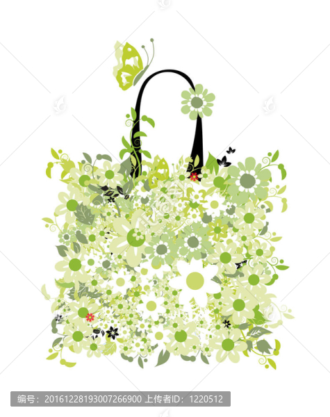 購物袋；花藝設(shè)計(jì)