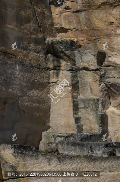 古代砂巖采石場