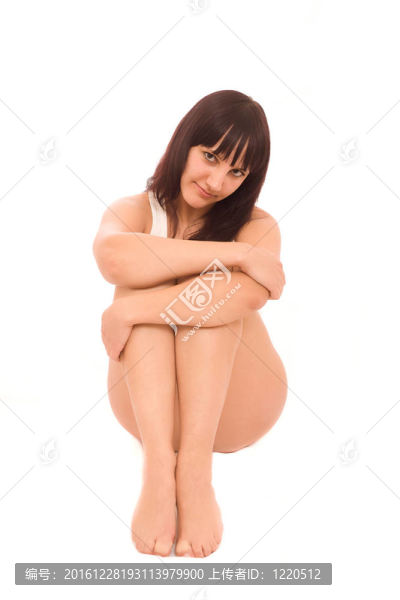 漂亮的黑發(fā)的肖像