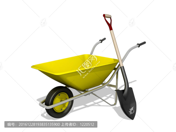 手推車(chē)手推車(chē)和鏟