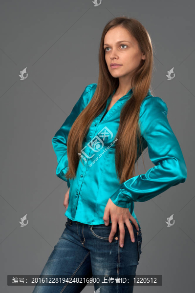美麗的白人婦女看