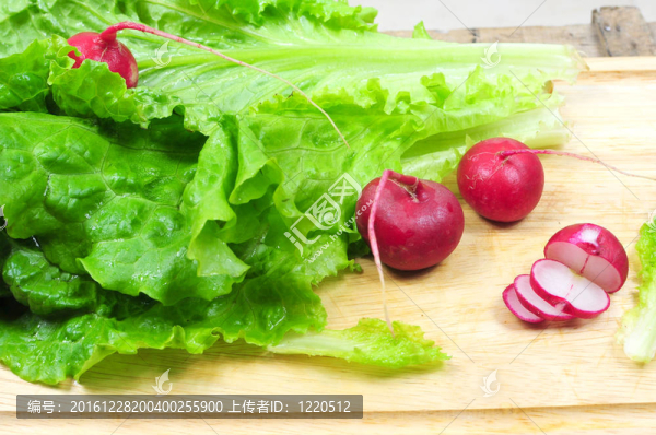 生菜和蘿卜