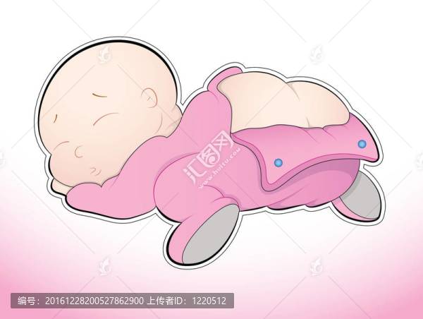 熟睡的嬰兒