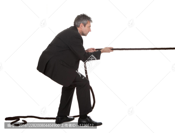資深商人拉繩
