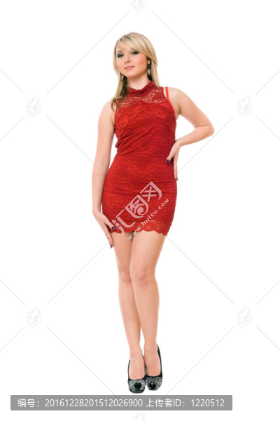 年輕漂亮的金發(fā)女人