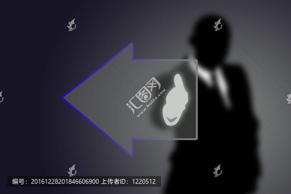 按鈕箭頭與商人