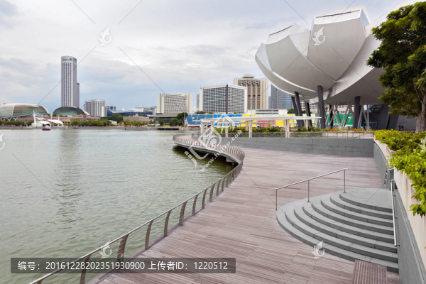 長廊通往新加坡藝術(shù)科學(xué)博物館