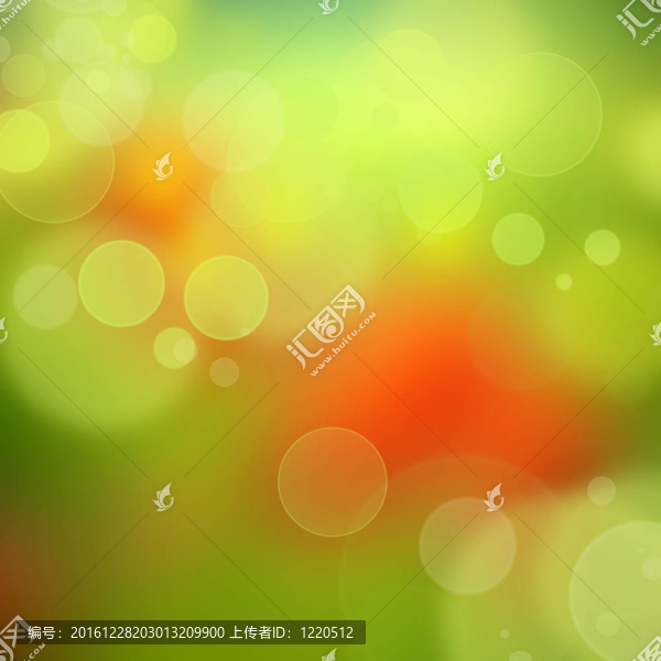 摘要顏色背景與綠色和紅色模糊圓