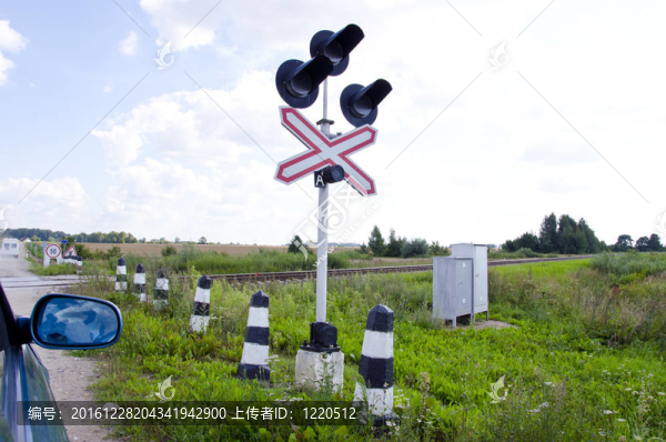 汽車站鐵路道口交通燈
