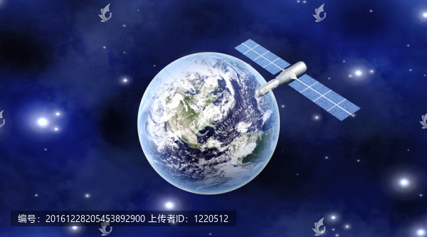 地球上空的衛(wèi)星