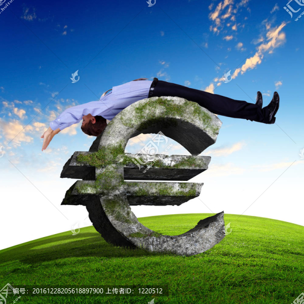商業(yè)與金錢主題拼貼