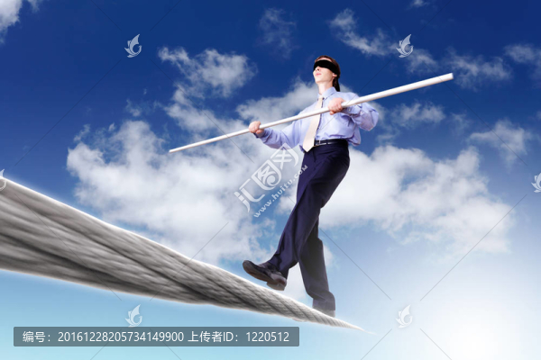 商人平衡繩索