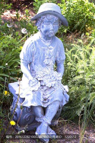 席家花園女孩雕像