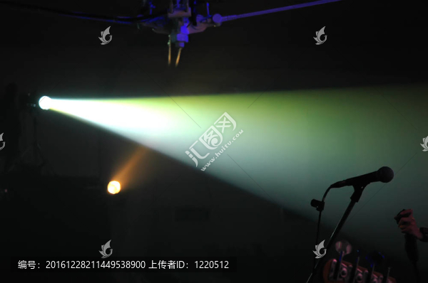 聚光燈的光束