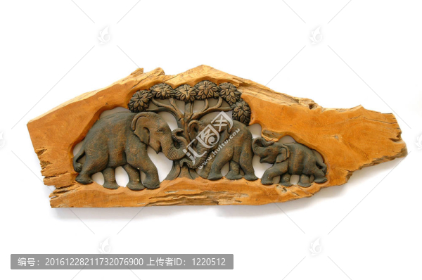 大象木雕