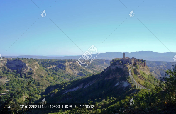 對Civita,di,Bagnoregio的意大利小鎮(zhèn)