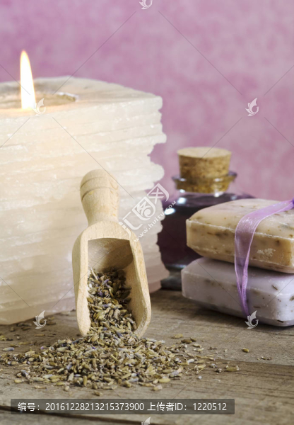 薰衣草干花及SPA概念
