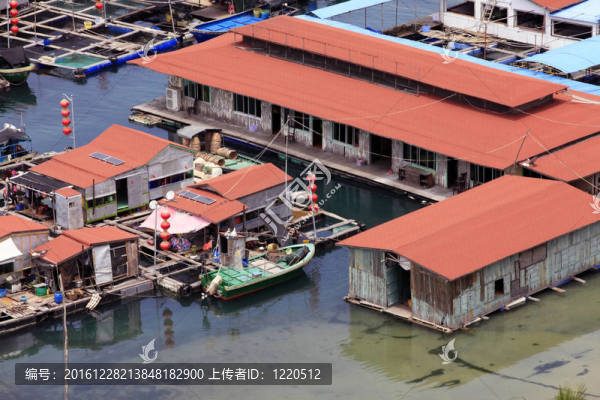 海邊的吉普賽村。海南。中國(guó)