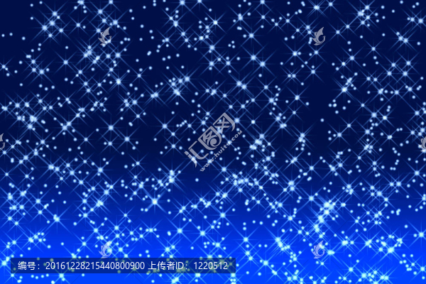 藍(lán)色的星星圖案