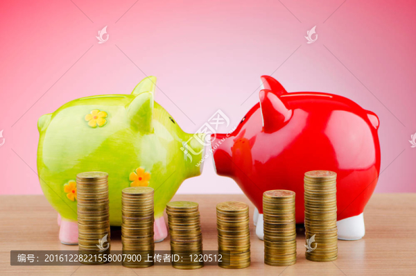 商業(yè)概念中的存錢罐