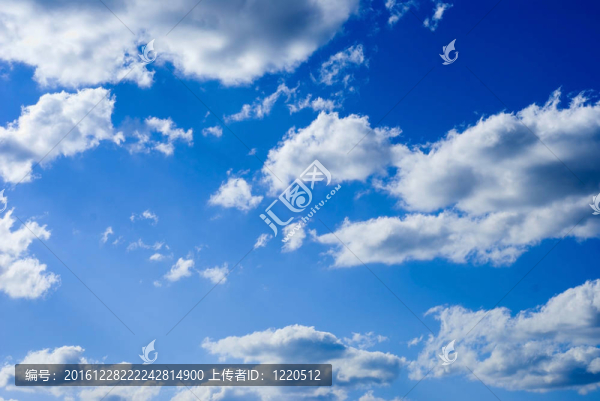 有云的天空