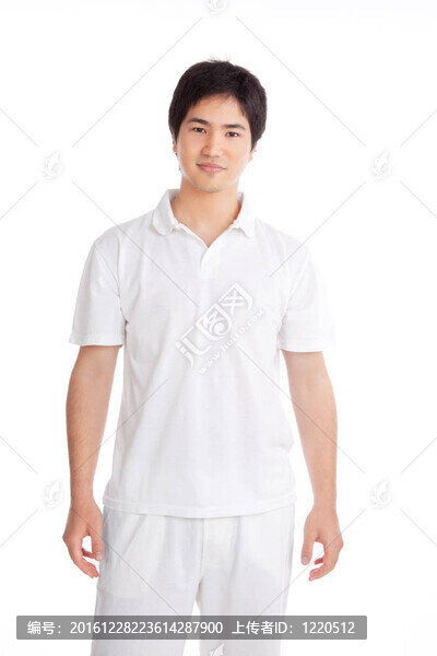 亞洲青年男子肖像