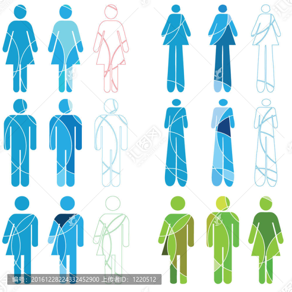 人類性別的圖標(biāo)
