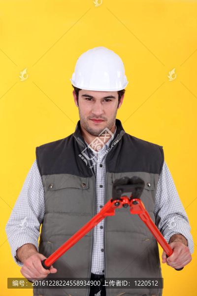 帶插銷的建筑工人