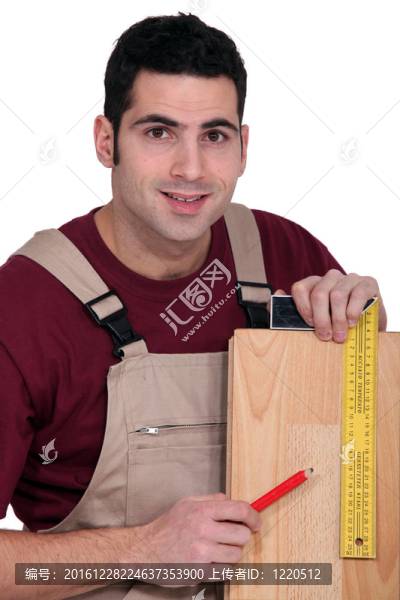 用角尺的商人